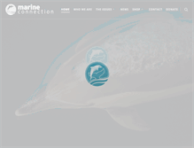 Tablet Screenshot of marineconnection.org